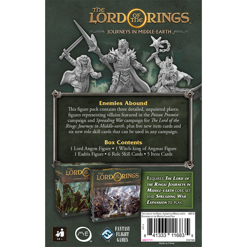 Lord of the Rings: Journeys in Middle-Earth - Scourges of the Wastes