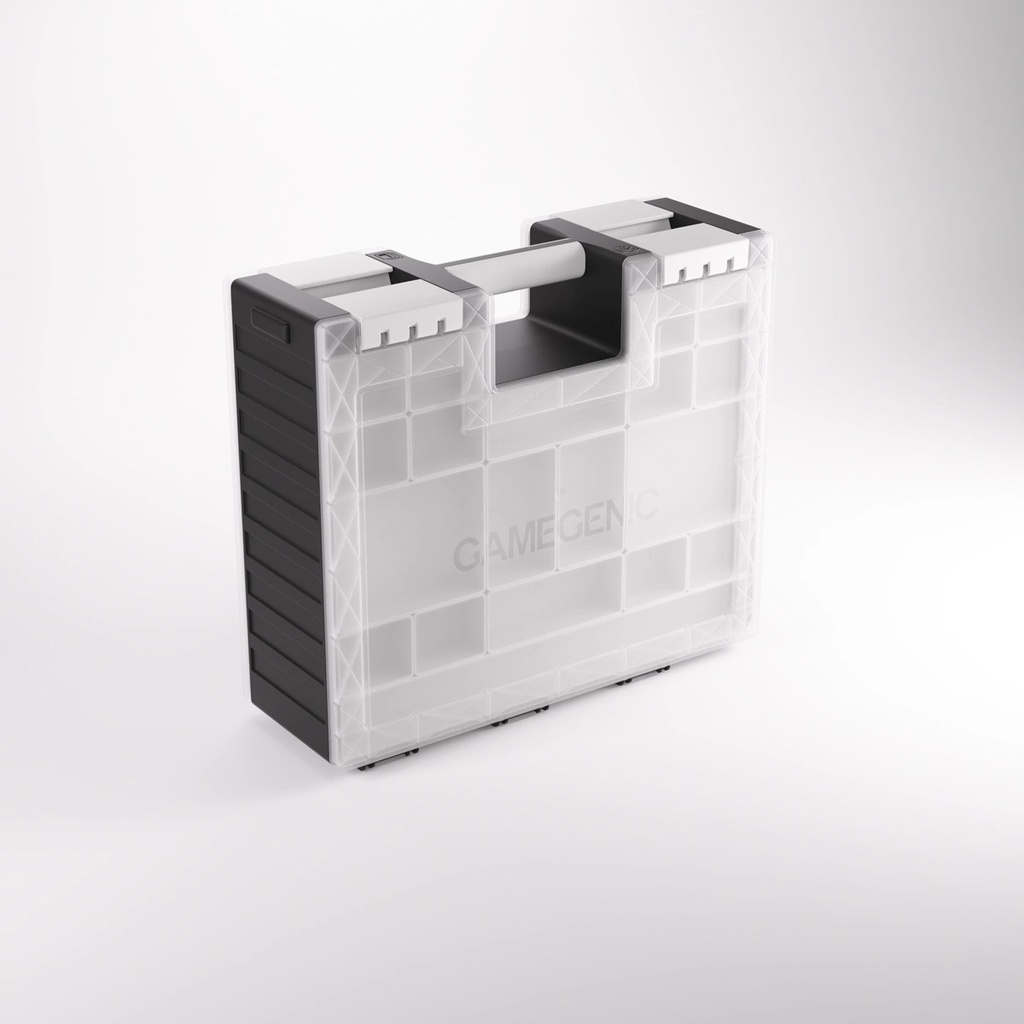 Carrier Case: Gamegenic - Game Castle (800+ Cards) - Black/White/Clear