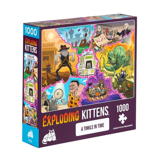 [PTINK-1K-6] Jigsaw Puzzle: Exploding Kittens - A Tinkle in Time (1000 Pieces)