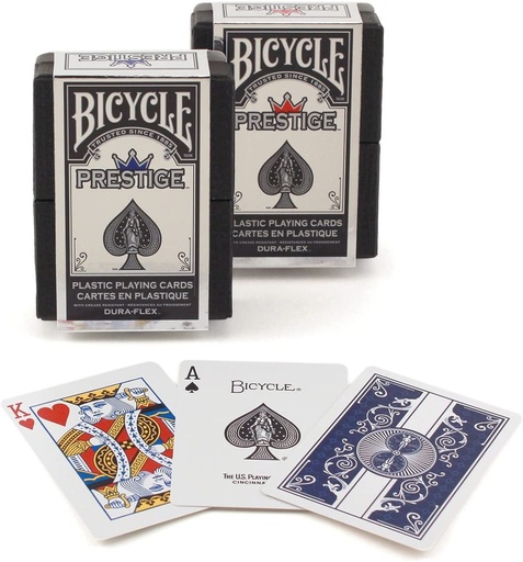 [10015589] Playing Cards: Bicycle - Prestige Rider Back Mix Blue/Red