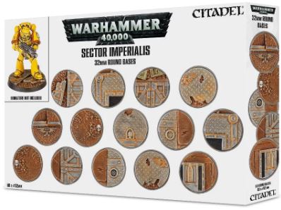 [GW66-91] WH 40K: Sector Imperialis - 32mm Round Bases