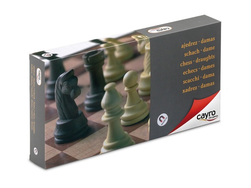 [455] Chess & Checkers: Cayro - Magnetic Plastic (Large)