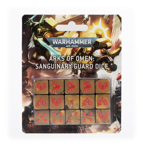 [GW41-46] WH 40K: Arks of Omen - Sanguinary Guard Dice