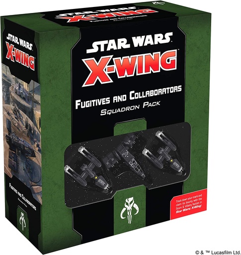[SWZ85] Star Wars: X-Wing (2nd Ed.) - Fugitives and Collaborators Squadron Pack
