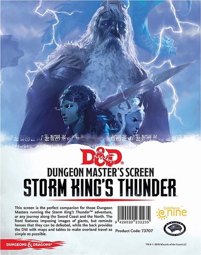 [73707] D&D RPG: Storm King's Thunder - DM Screen
