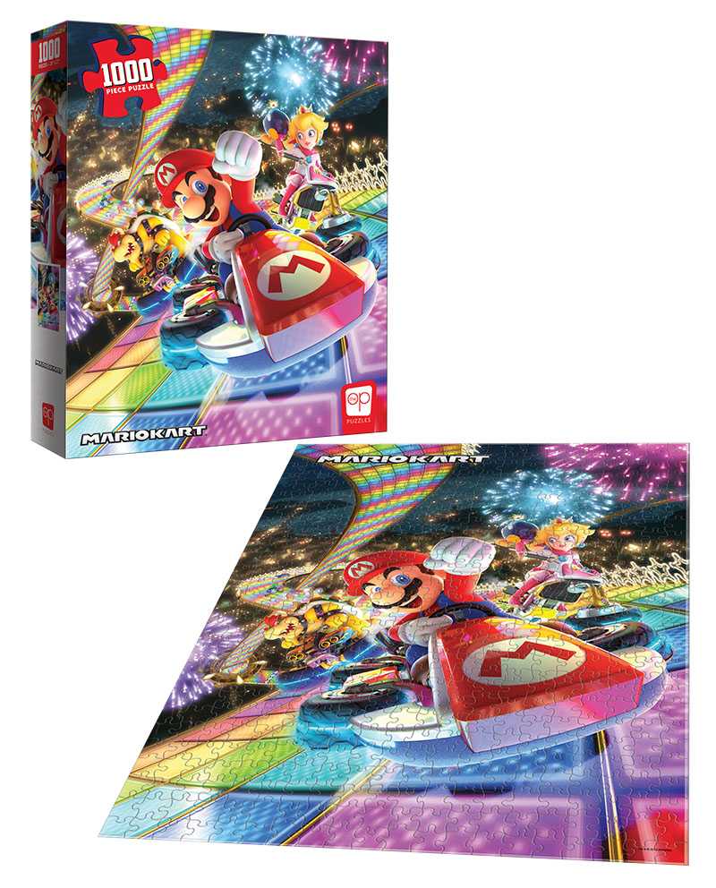 Jigsaw Puzzle: The OP - Super Mario - Mario Kart - Rainbow Road (1000 Pieces)