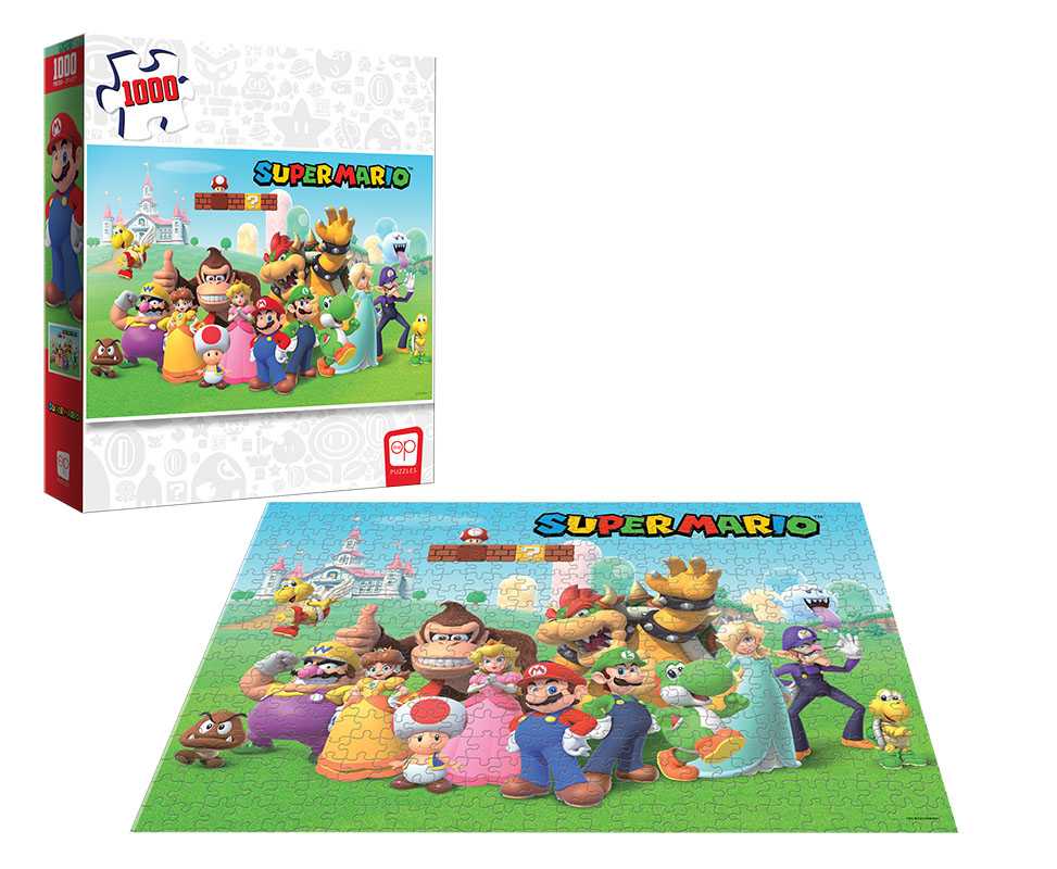 Jigsaw Puzzle: The OP - Super Mario - Mushroom Kingdom (1000 Pieces)