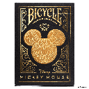 Playing Cards: Bicycle - Disney - Black & Gold Mickey