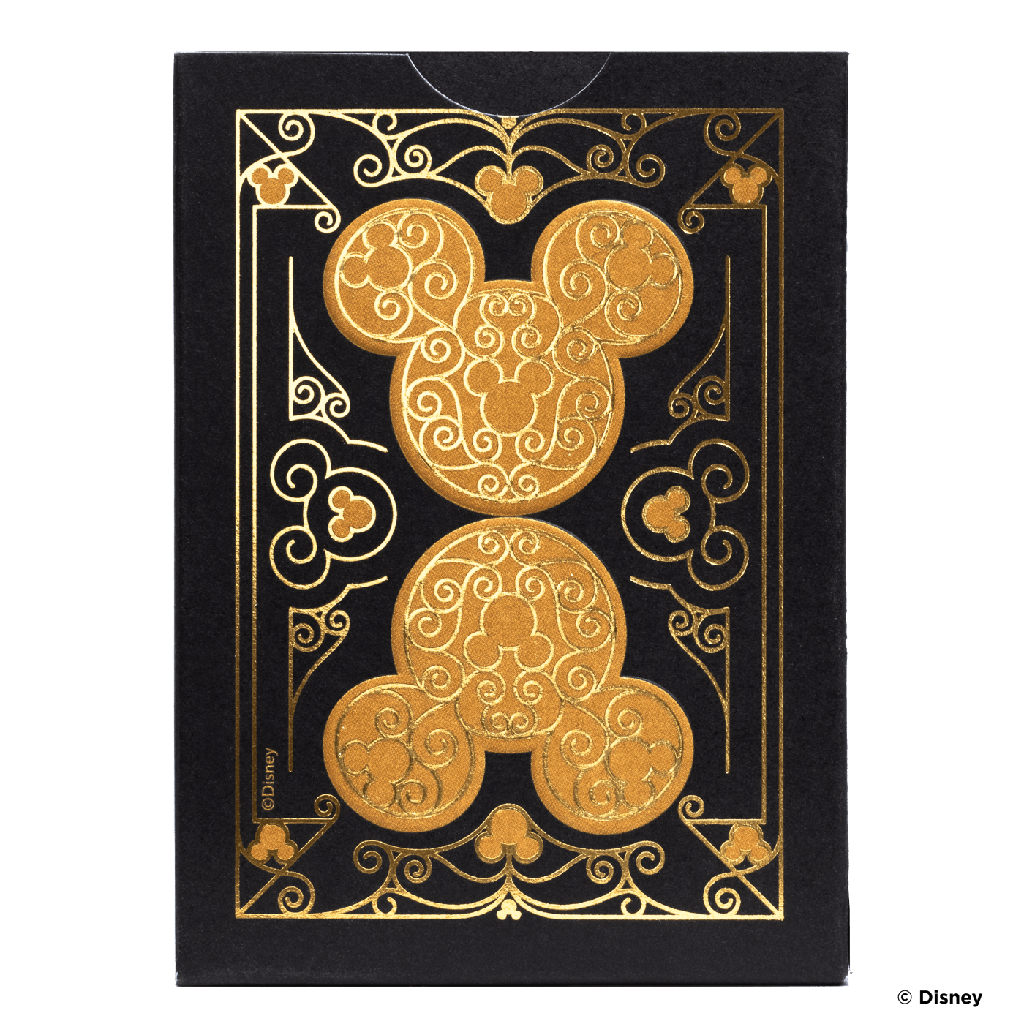 Playing Cards: Bicycle - Disney - Black & Gold Mickey