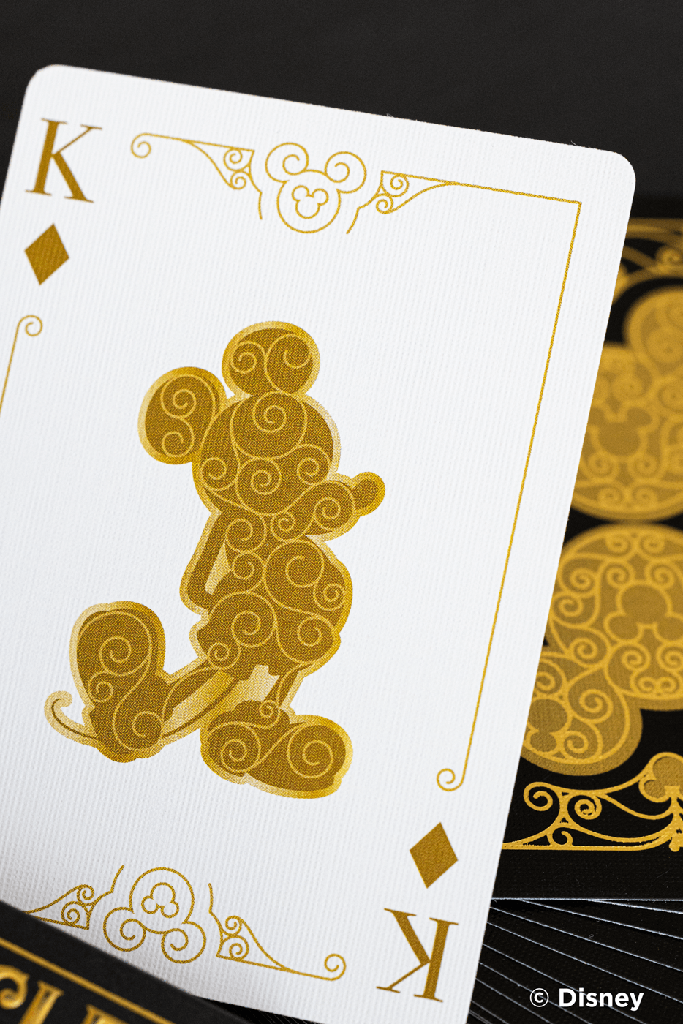 Playing Cards: Bicycle - Disney - Black & Gold Mickey