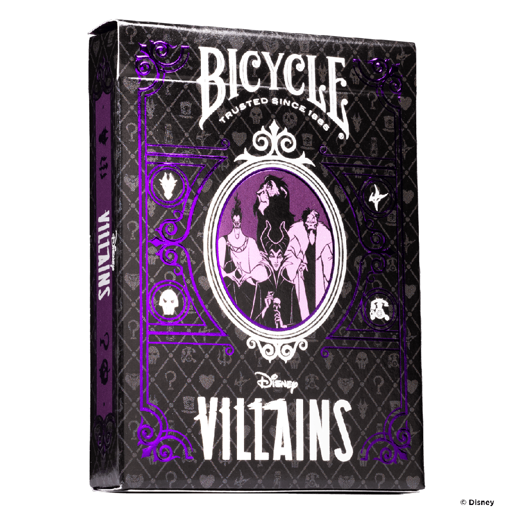 Playing Cards: Bicycle - Disney - Villains Mixed Green / Purple