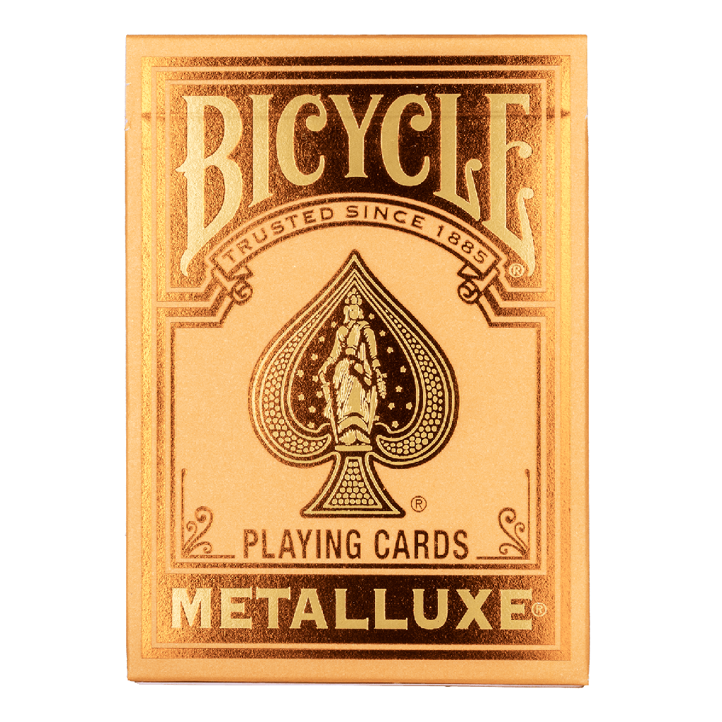 Playing Cards: Bicycle - Metalluxe Orange