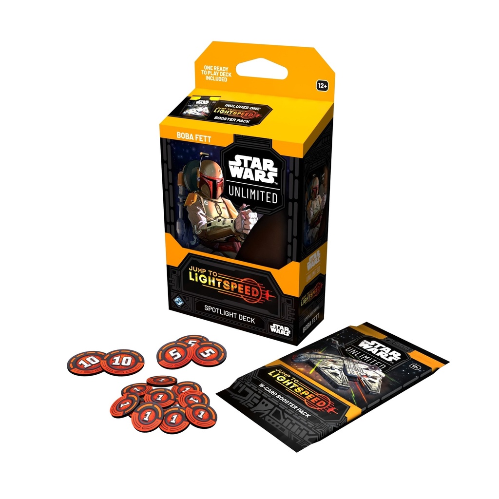 Star Wars: Unlimited - Jump to Lightspeed Spotlight Deck Display