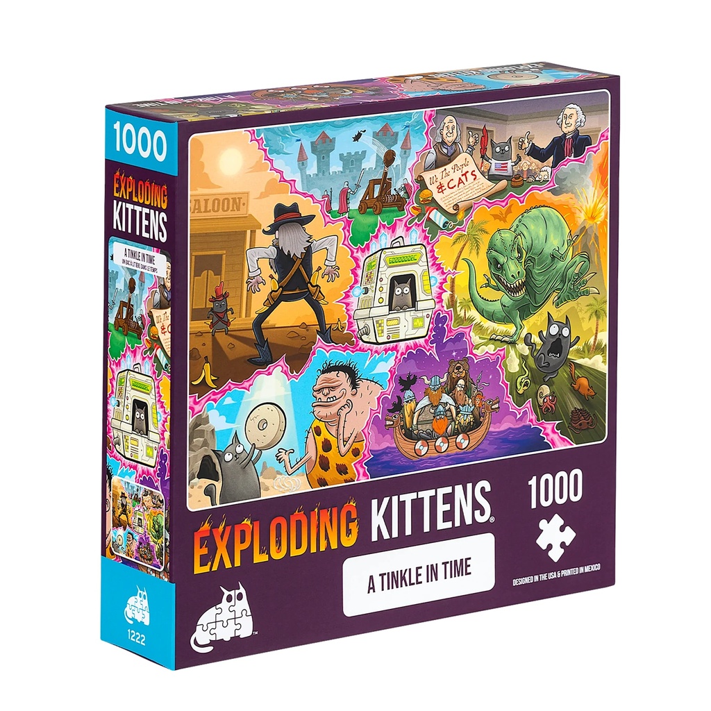 Jigsaw Puzzle: Exploding Kittens - A Tinkle in Time (1000 Pieces)