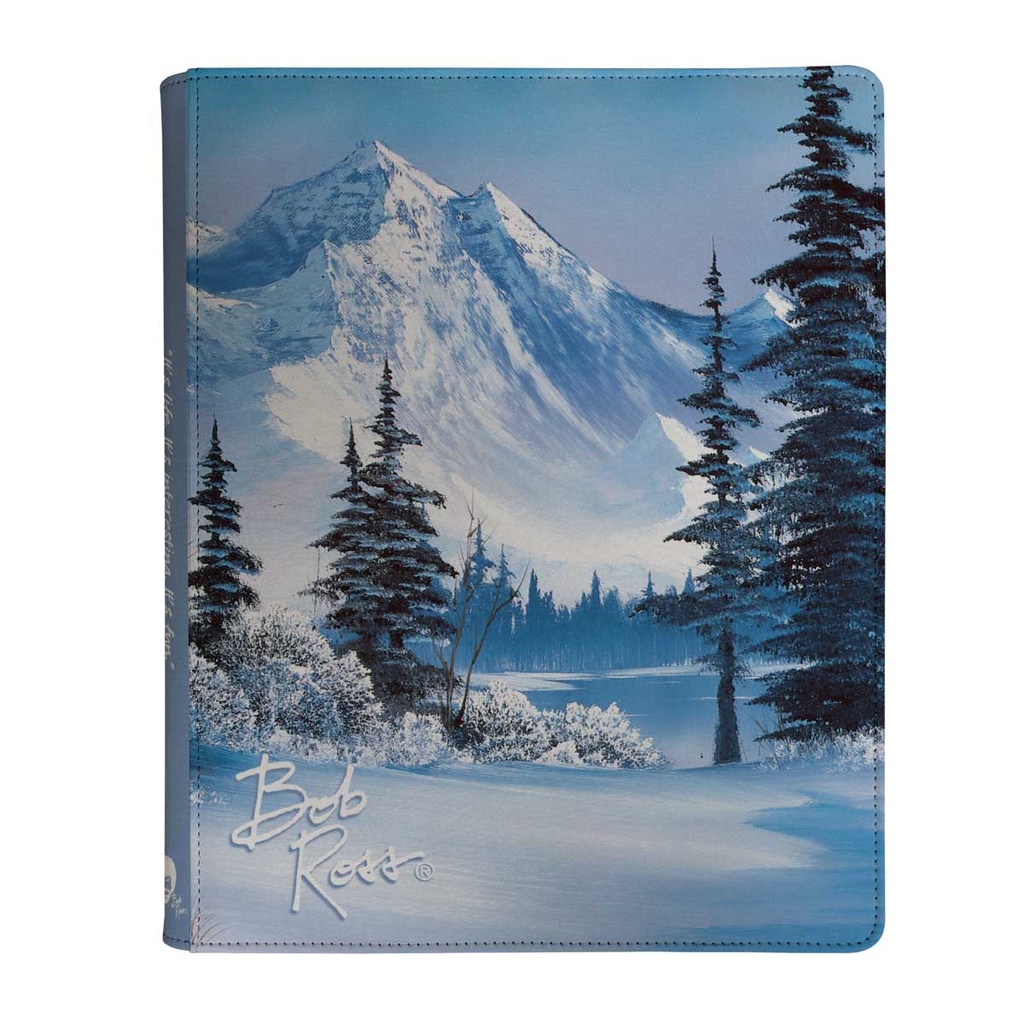 Binder: Ultra PRO - 9-Pocket Zippered Binder - Bob Ross - Winter Paradise