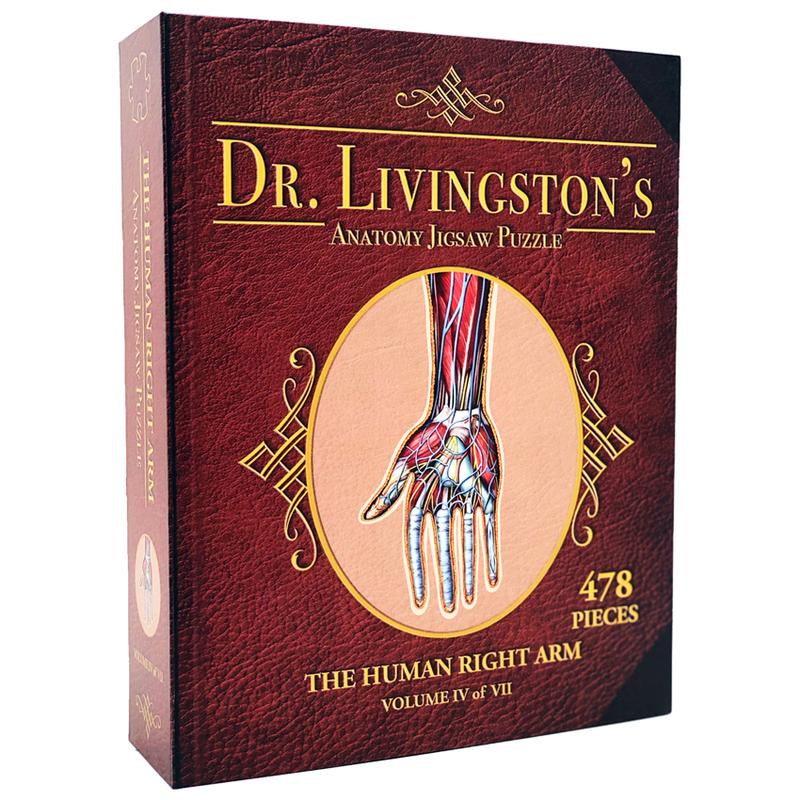 Jigsaw Puzzle: Dr. Livingston's Anatomy - The Human Right Arm (478 Pieces)