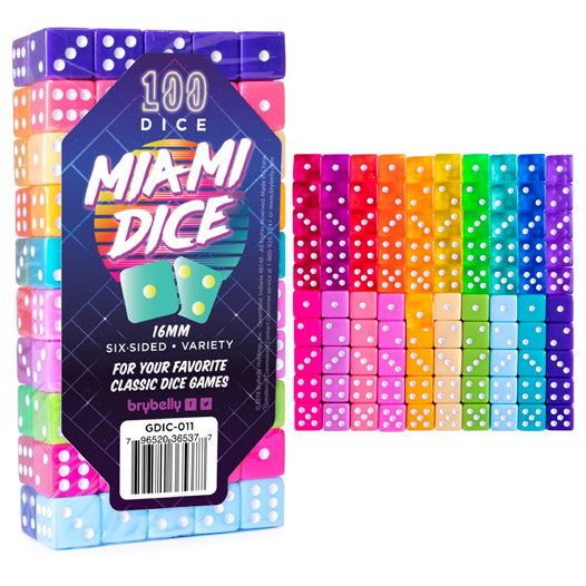 Dice: Generic - Miami Dice (x100)