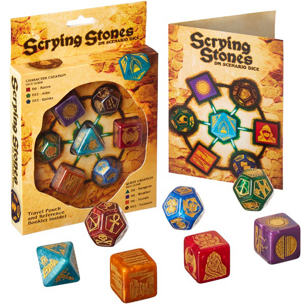 Accessories RPG: Stratagem - Scrying Stones DM Scenario Dice