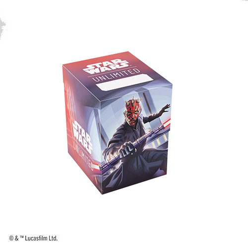 Deck Box: Star Wars: Unlimited Soft Crate - Darth Maul