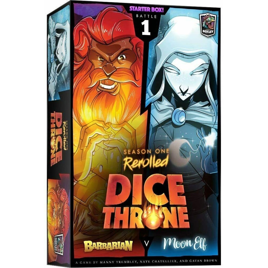 Dice Throne: Season 01 ReRolled - Barbarian vs. Moon Elf