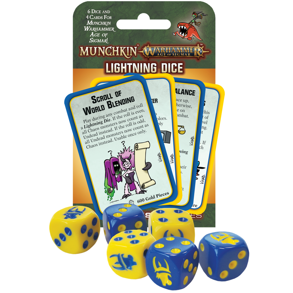 Munchkin: Warhammer Age of Sigmar - Lightning Dice