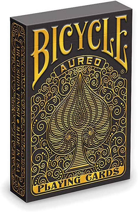 Playing Cards: Bicycle - Aureo Black
