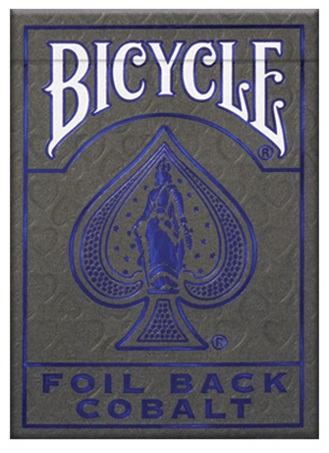 Playing Cards: Bicycle - Foil Back Cobalt