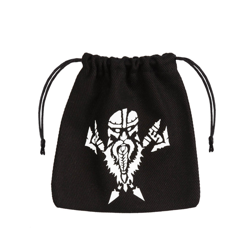 Dice Bag: Q-Workshop - Dwarven - Black/White