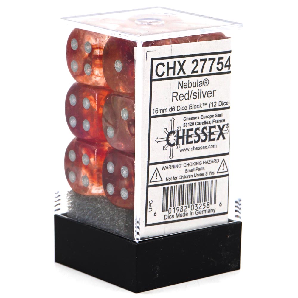 Dice: Chessex - Nebula, Luminary - 16mm D6 (x12)