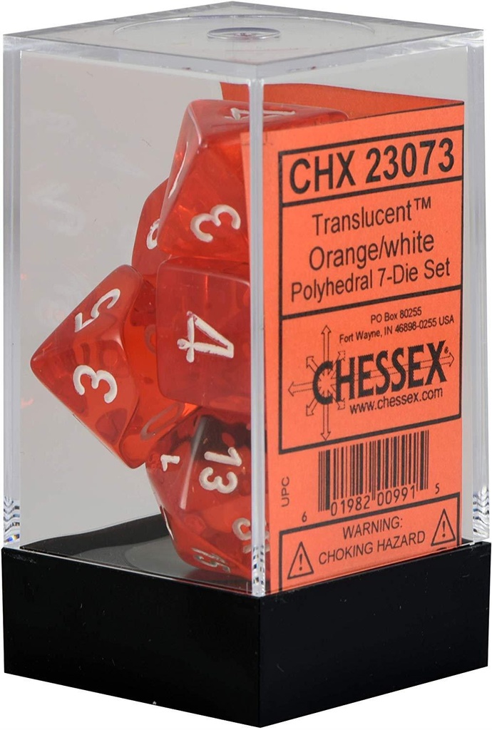 Dice: Chessex - Translucent - Poly Set (x7)