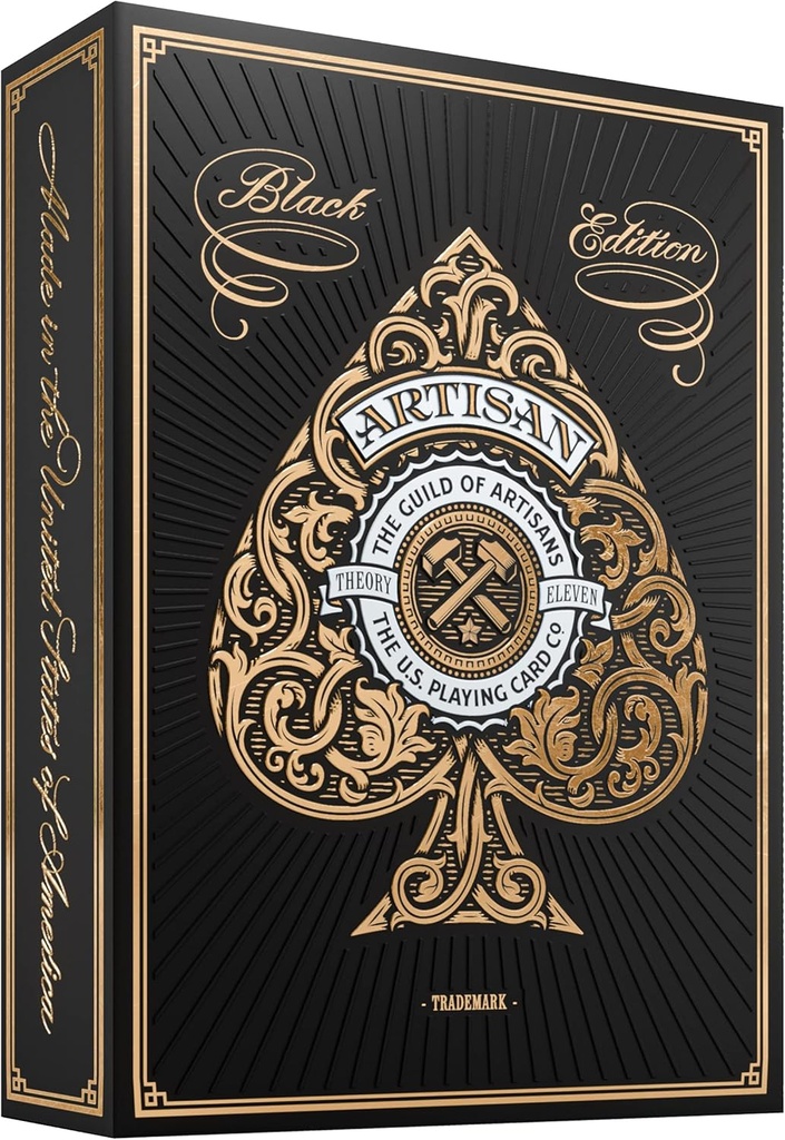 Playing Cards: Theory 11 - Artisan (Black)