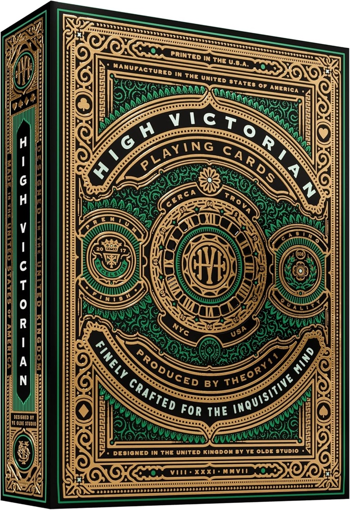 Playing Cards: Theory11 - High Victorian (Green)