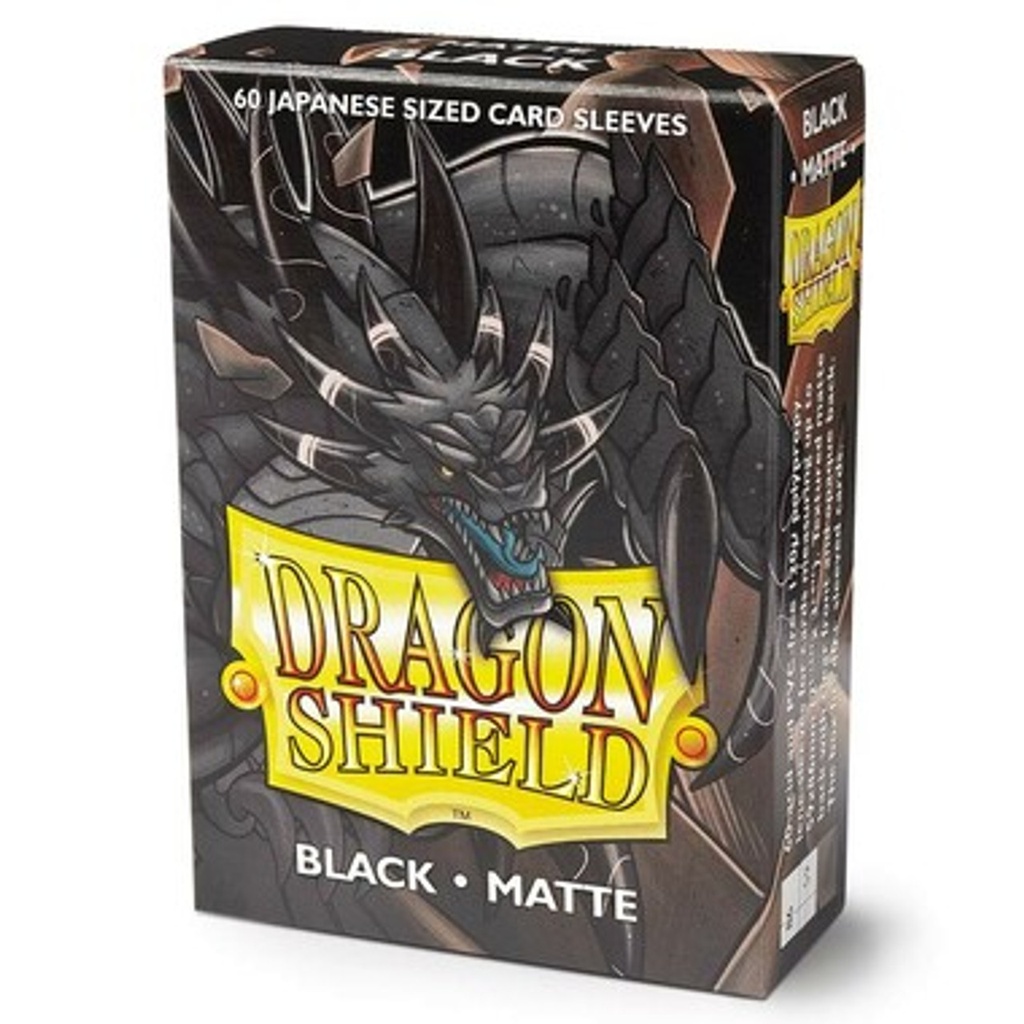 Sleeves: Dragon Shield - Japanese Size - Matte (x60) - Black