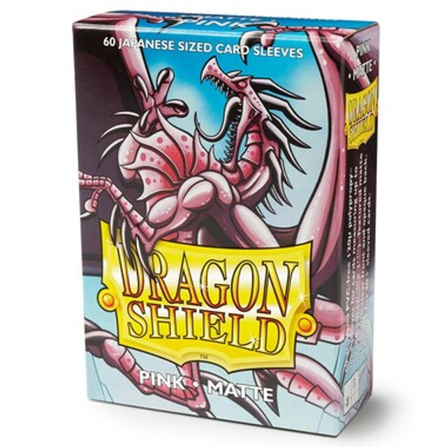 Sleeves: Dragon Shield - Japanese Size - Matte (x60) - Pink