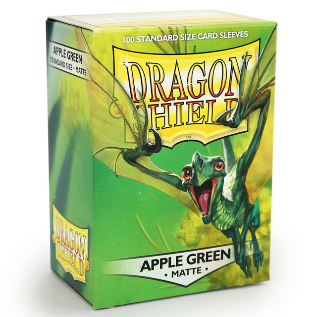 Sleeves: Dragon Shield - Standard - Matte (x100) - Apple Green