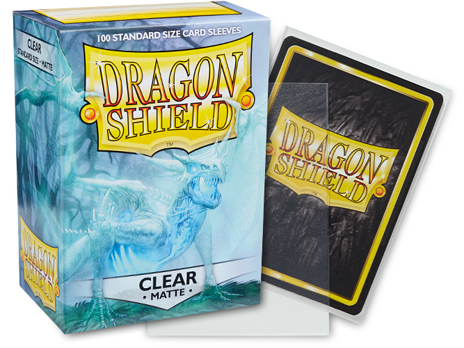 Sleeves: Dragon Shield - Standard - Matte (x100) - Clear