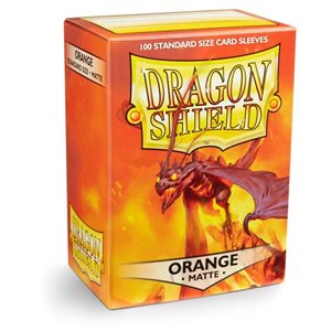 Sleeves: Dragon Shield - Standard - Matte (x100) - Orange