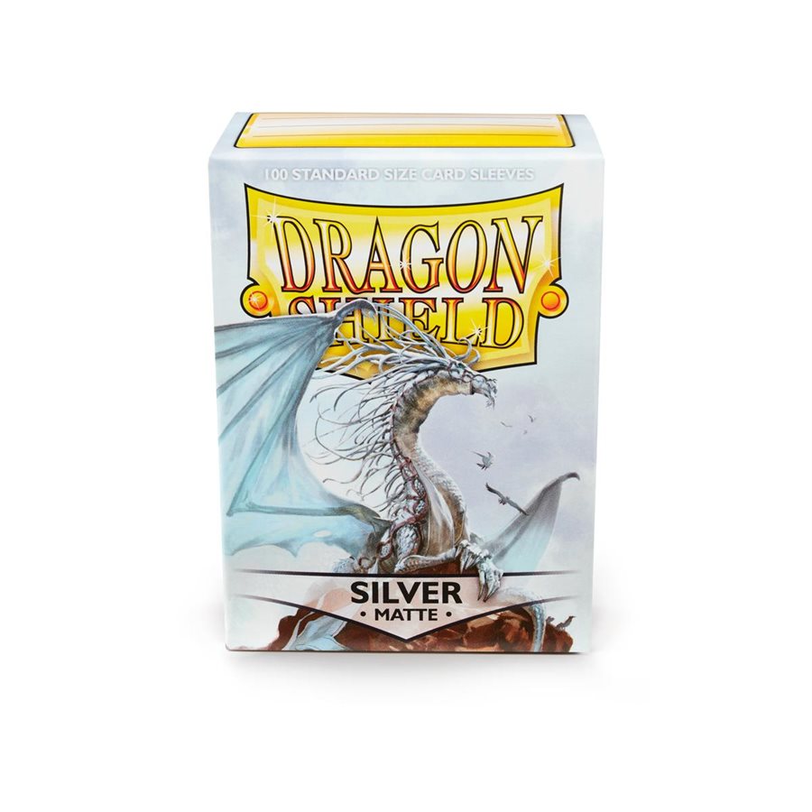 Sleeves: Dragon Shield - Standard - Matte (x100) - Silver