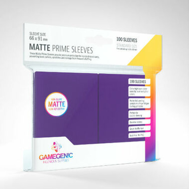 Sleeves: Gamegenic - Matte Prime (66 x 91 mm) (x100) - Purple