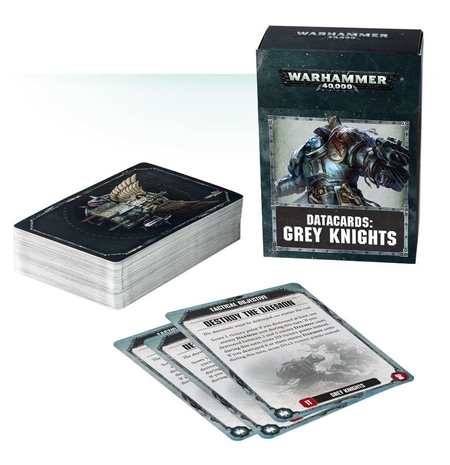 WH 40K: Grey Knights - Data Cards