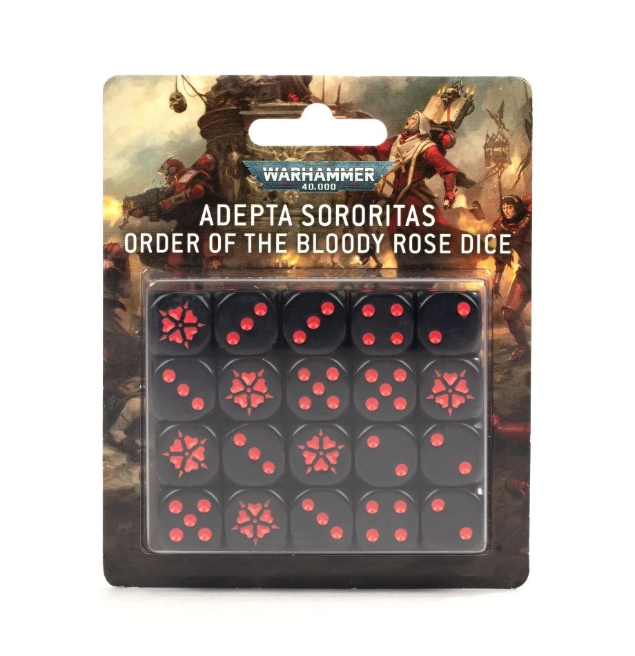 WH 40K: Adepta Sororitas - Order of the Bloody Rose Dice