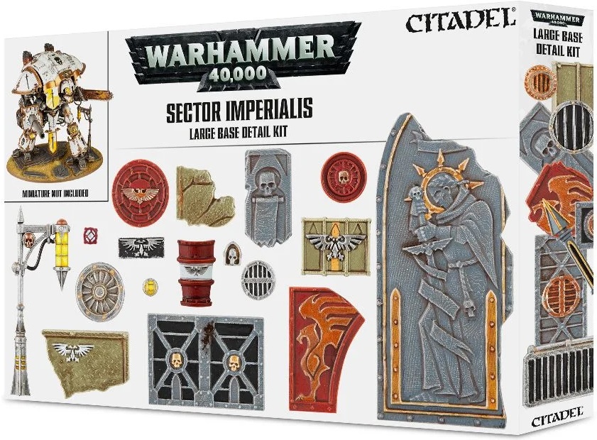 WH 40K: Sector Imperialis - Large Base Detail Kit