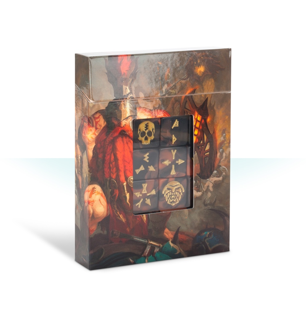 WH Underworlds: Shadespire - Fyreslayers Dice Set