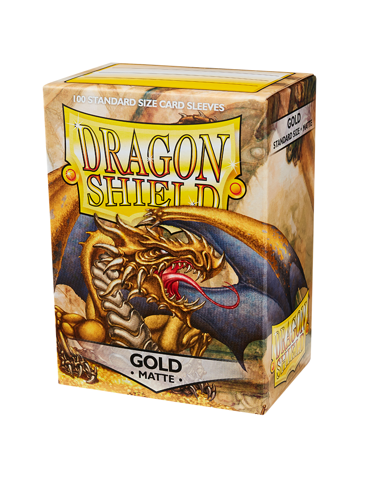 Sleeves: Dragon Shield - Standard - Matte (x100) - Gold