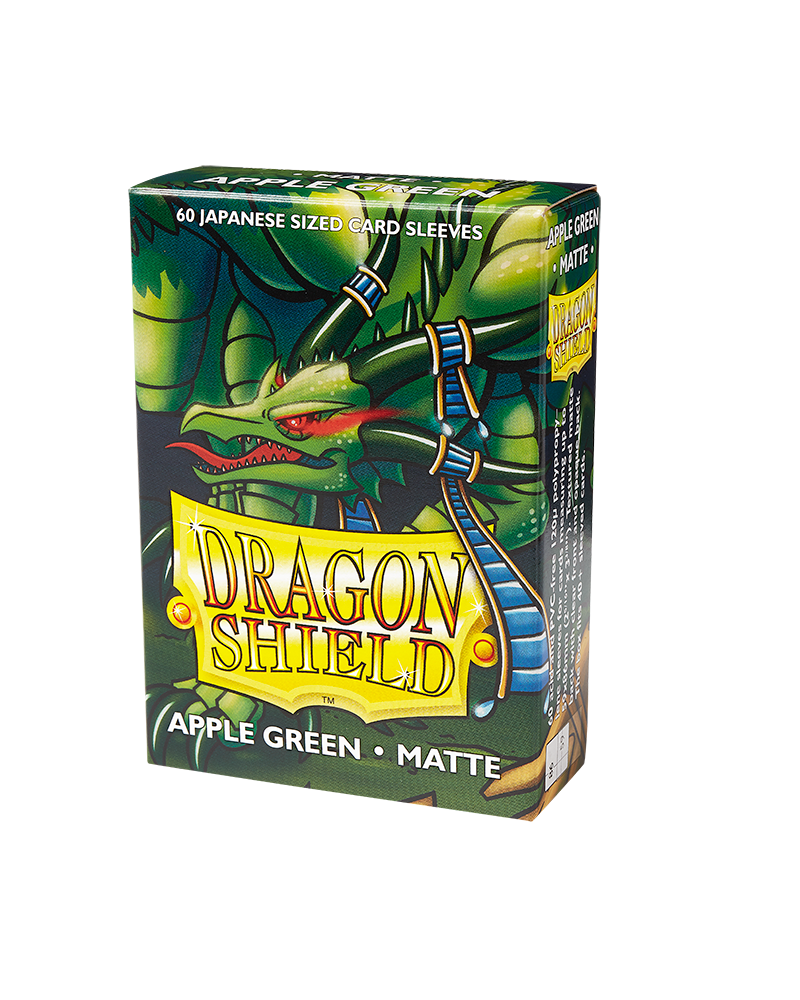 Sleeves: Dragon Shield - Japanese Size - Matte (x60) - Apple Green