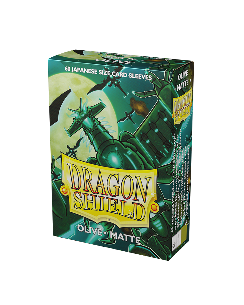 Sleeves: Dragon Shield - Japanese Size - Matte (x60) - Olive