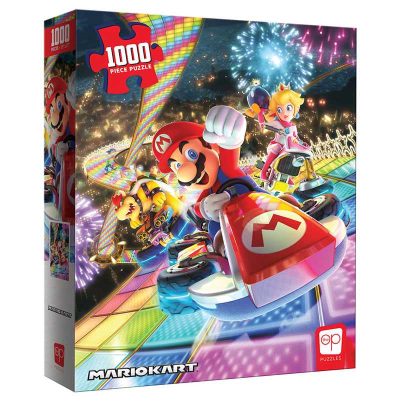 Jigsaw Puzzle: The OP - Super Mario - Mario Kart - Rainbow Road (1000 Pieces)