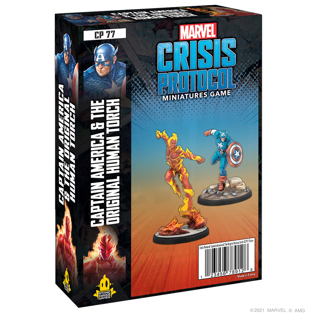 MARVEL: Crisis Protocol - Captain America & The Original Human Torch