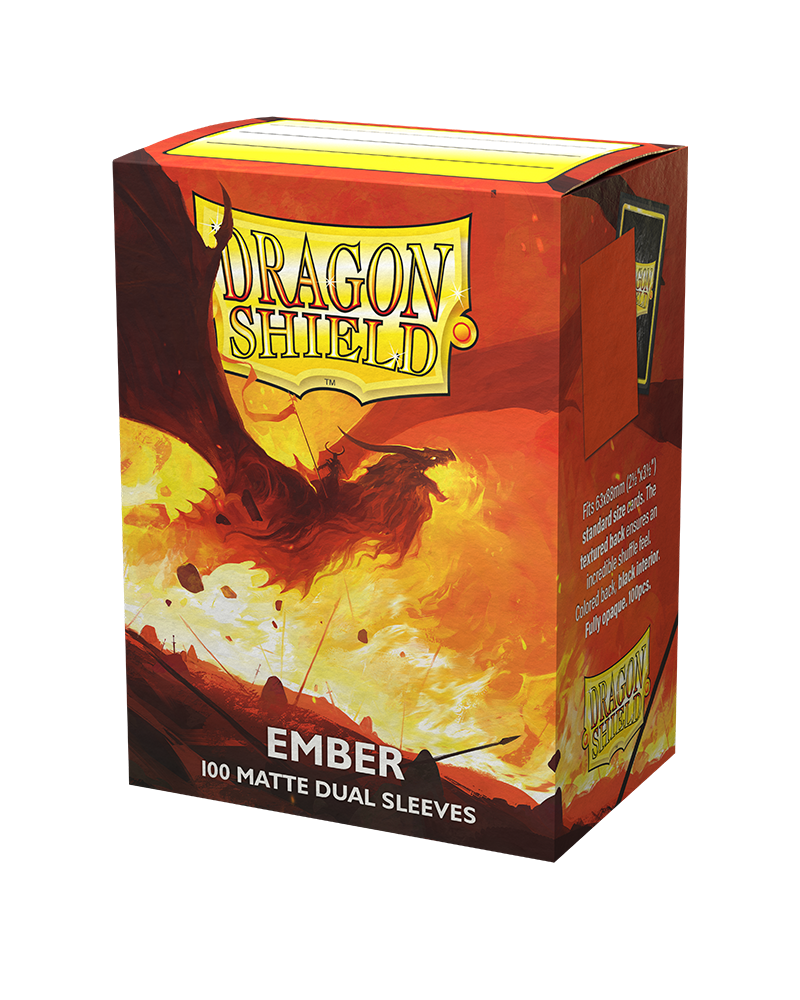 Sleeves: Dragon Shield - Standard - Dual Matte (x100) - Ember