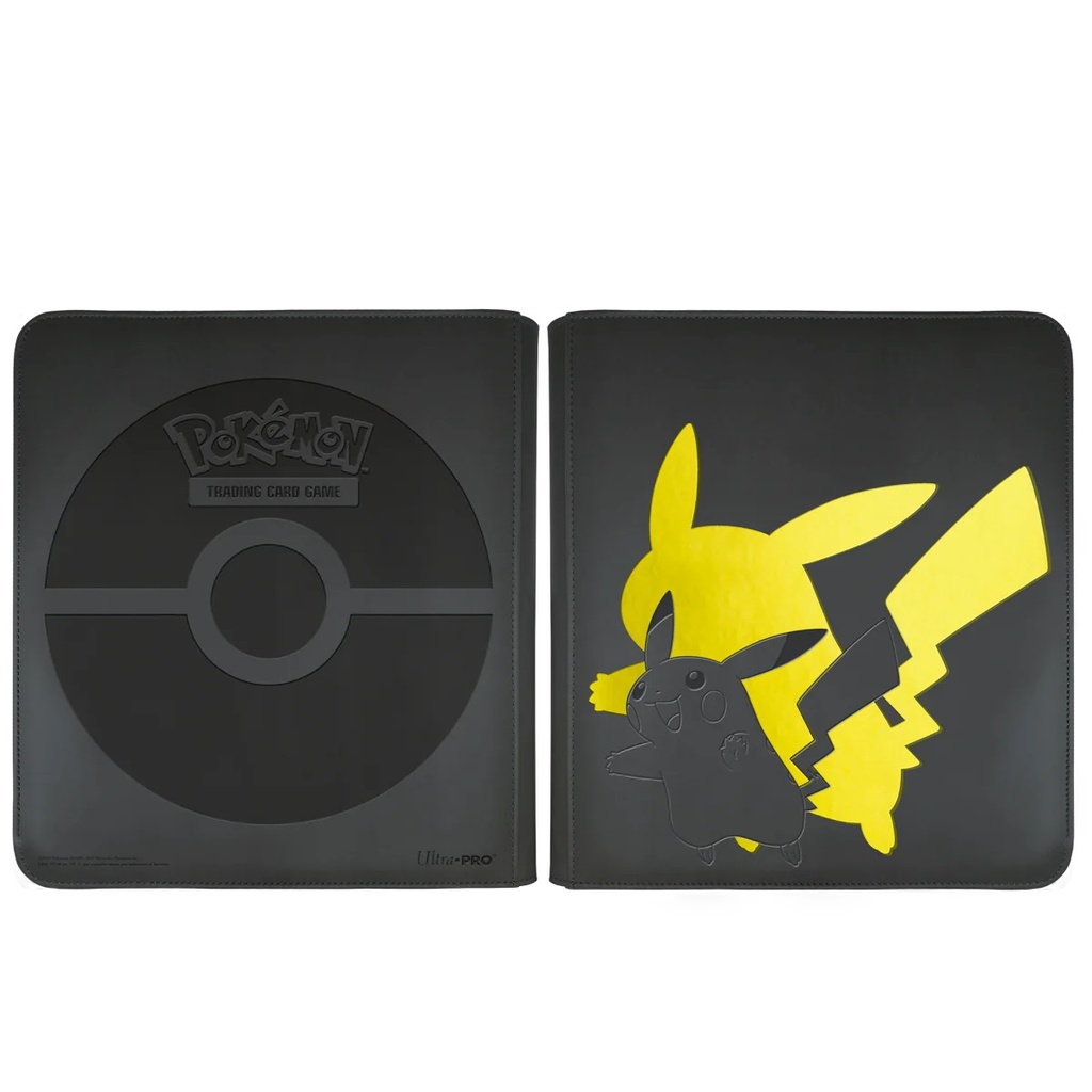 Pokemon Binder: Ultra PRO - Premium 12-Pocket PRO-Binder Zippered - Pikachu